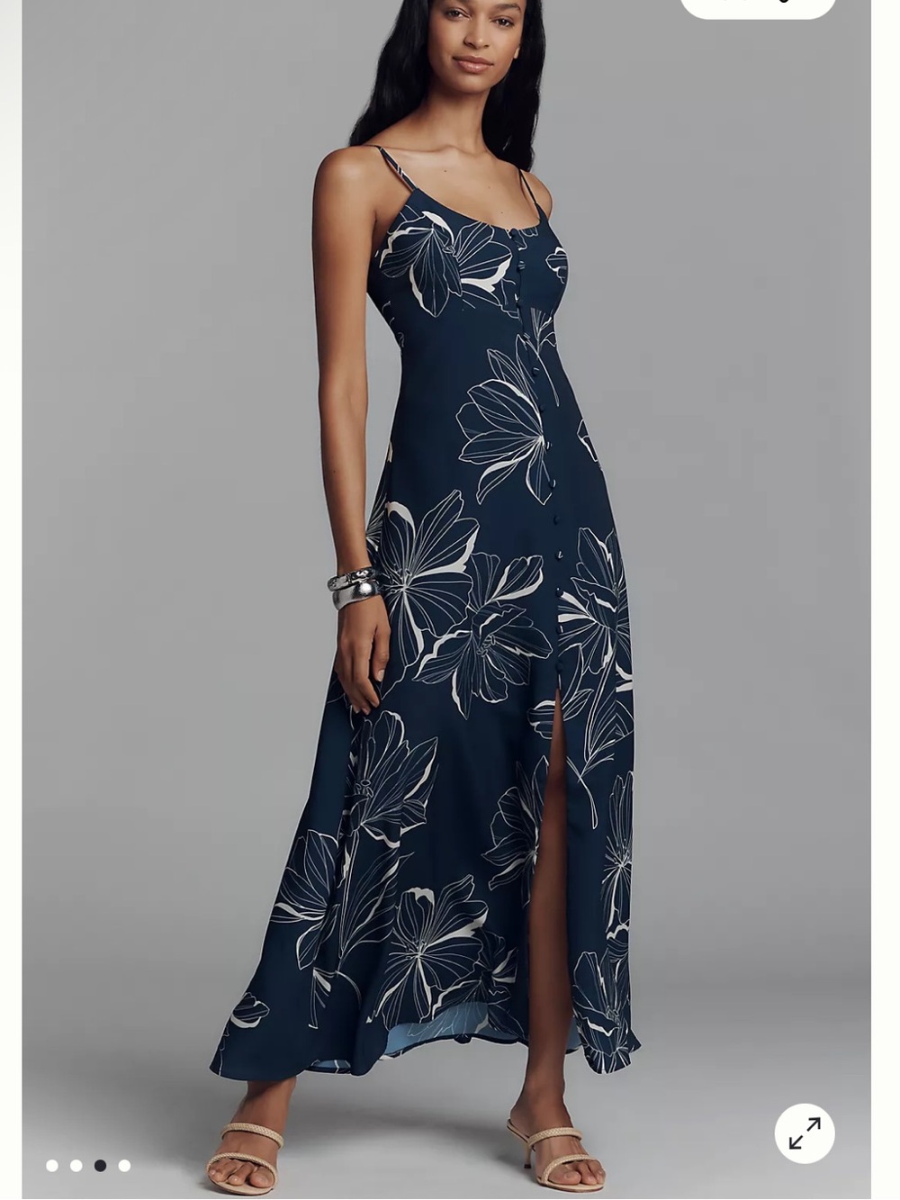 HUTCH Valente Scoop-Neck Maxi Dress